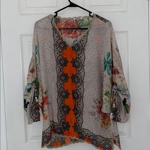 Johnny Was October Floral Blouse